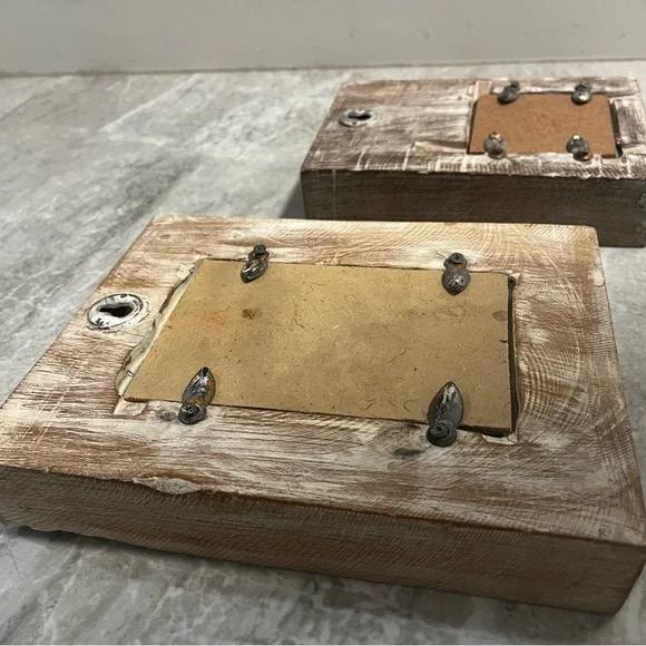 Hand carved Indian temple mirror (2)